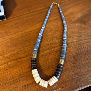 Vintage Puka Heishi Shell Bracelet Surfer Necklace